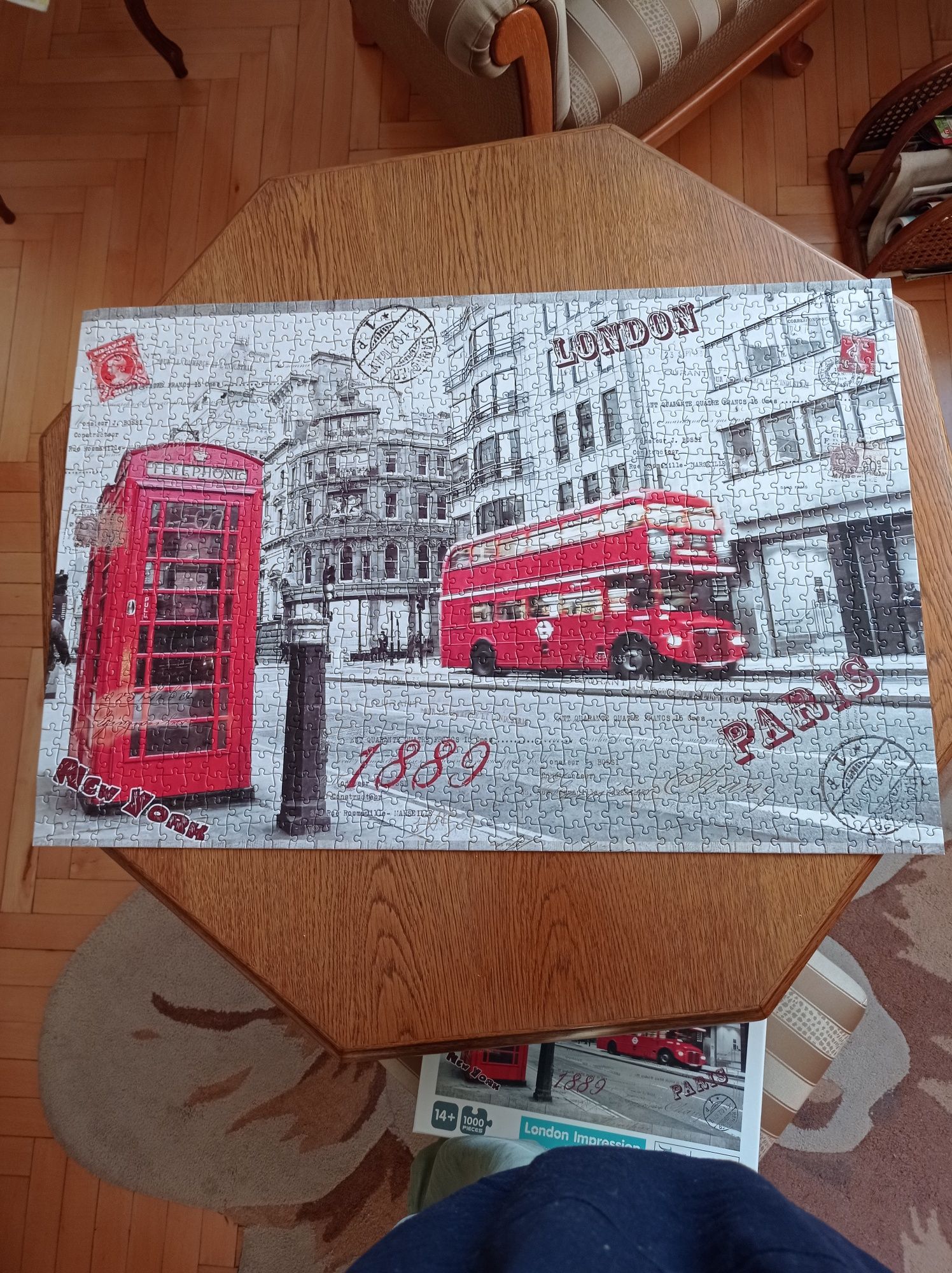 Puzzle London Impression - 1000 elementów.  Jigsaw Puzzle