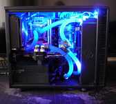комп с кастомной водой, Intel® i9 9900K, 32Gb,GTX1080Ti,NVME,WiFi,850W