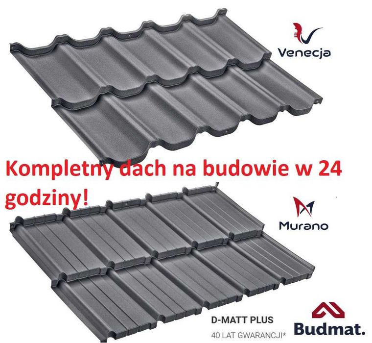 Blachodachowka Venecja/Murano D-Matt plus BUDMAT ! 40 lat gwarancji!