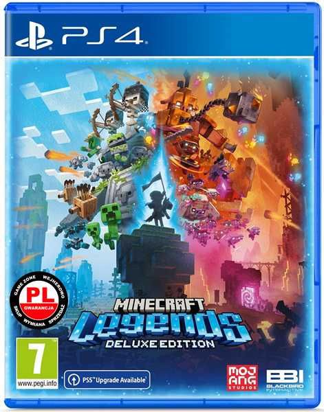 Minecraft Legends Deluxe Edition PS4 + Slim + Pro + PS5 = PŁYTA PL