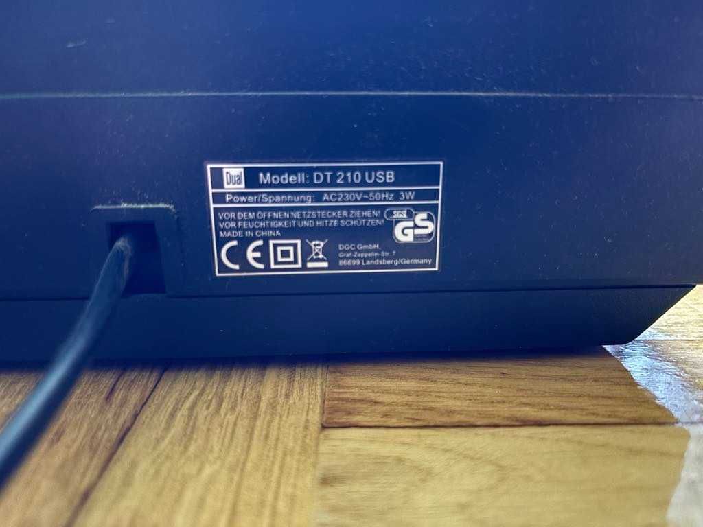 Adapter Gramofon Dual DT 210 USB