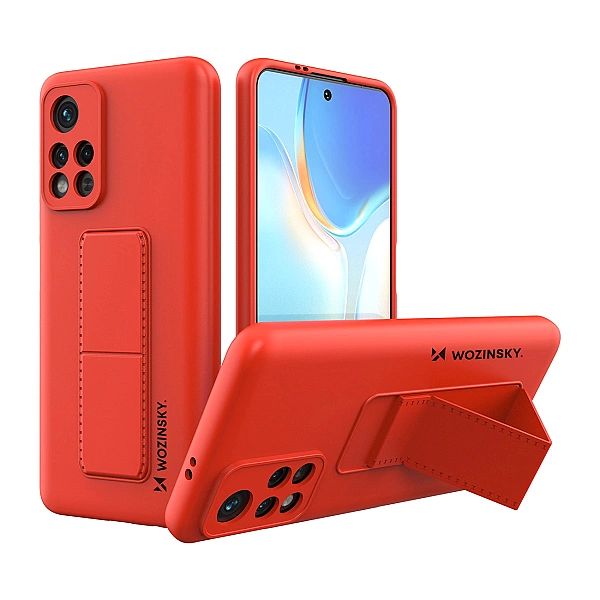 Wozinsky Kickstand Case silikonowe etui z podstawką etui Xiaomi Redmi
