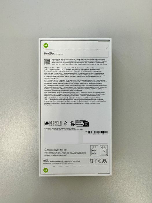 iPhone 16 Pro 128gb SELADO