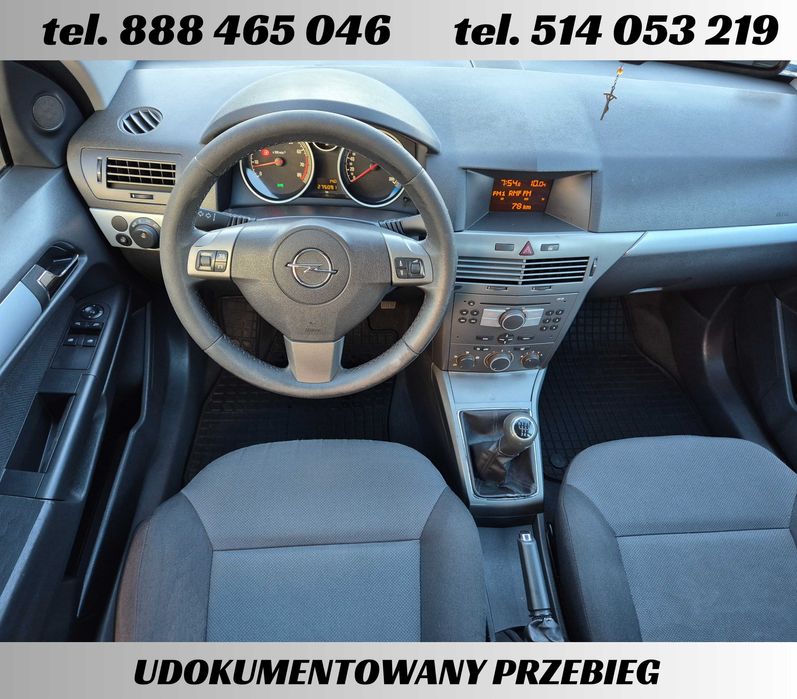 Opel Astra H • benzyna • 5 drzwi • 2007r • KLIMA • ŚWIEŻE OPŁATY • PL