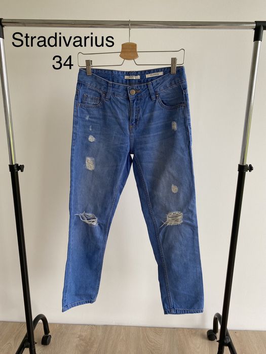Dzinsy z rozdarciami Stradivarius XS