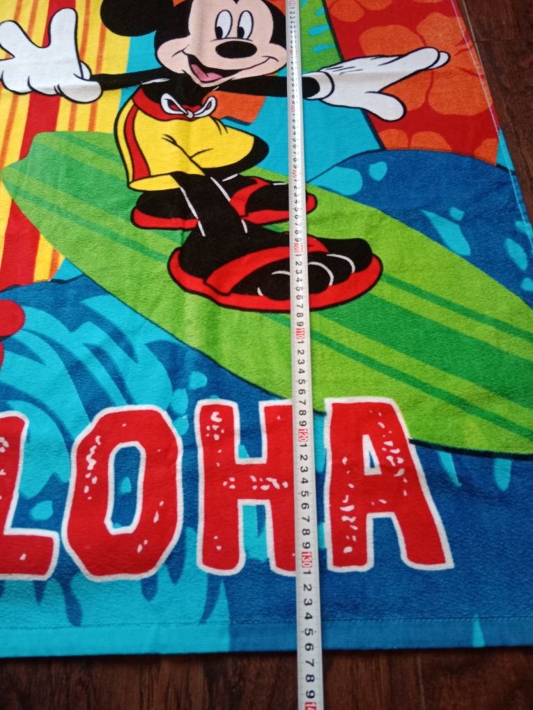 Nowy ręcznik plażowy Mickey mouse aloha 70x140 cm