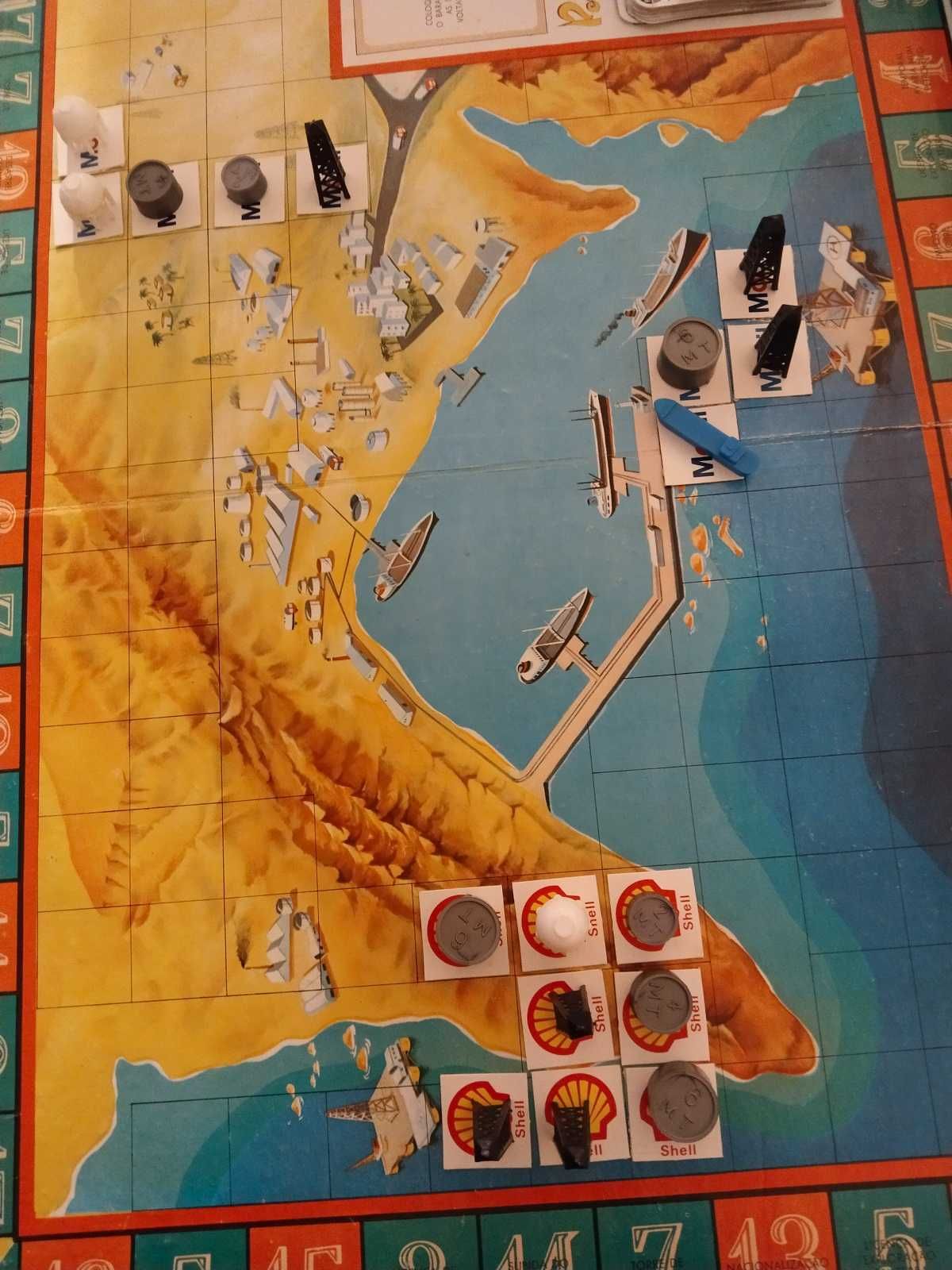 Jogo de Tabuleiro "Petróleo" • Anos 80 • Karto