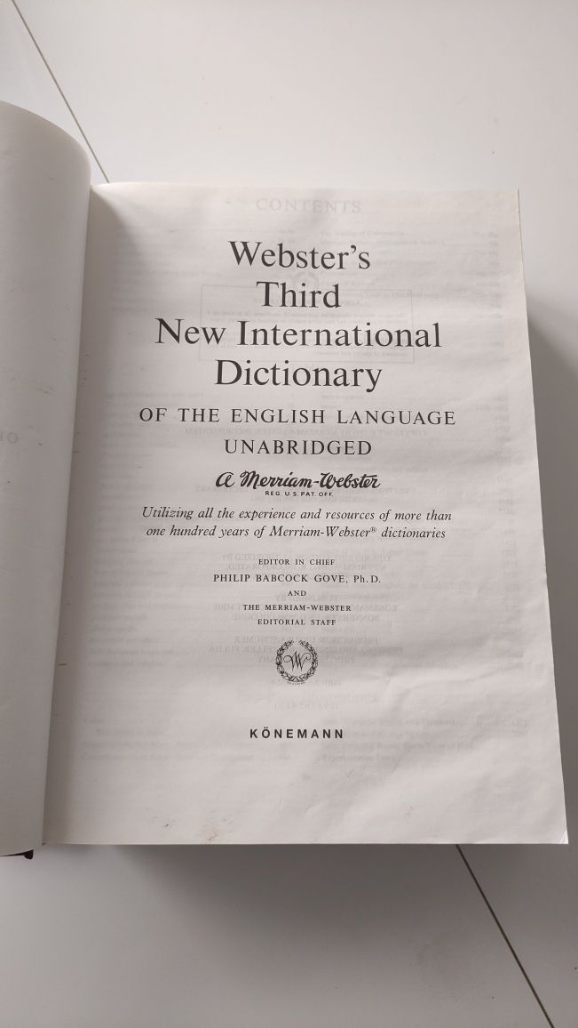 Słownik Webster's Third New International Dictionary