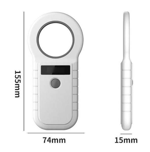 Сканер чіпів для тварин EMID FDX-B ISO зчитувач ідентифікації тварин