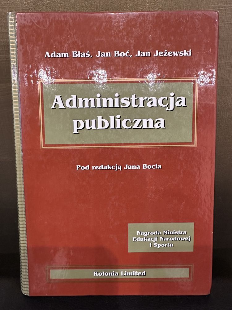 Administracja publiczna Adam Błaś Boć Jeżewski 2004