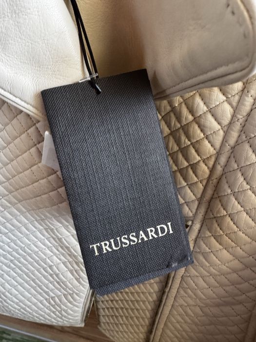 Куртка шкіряна Trussardi оригінал