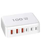 Ładowarka sieciowa biurkowa 6w1 100W GaN 3xUSB-A 3xUSB-C