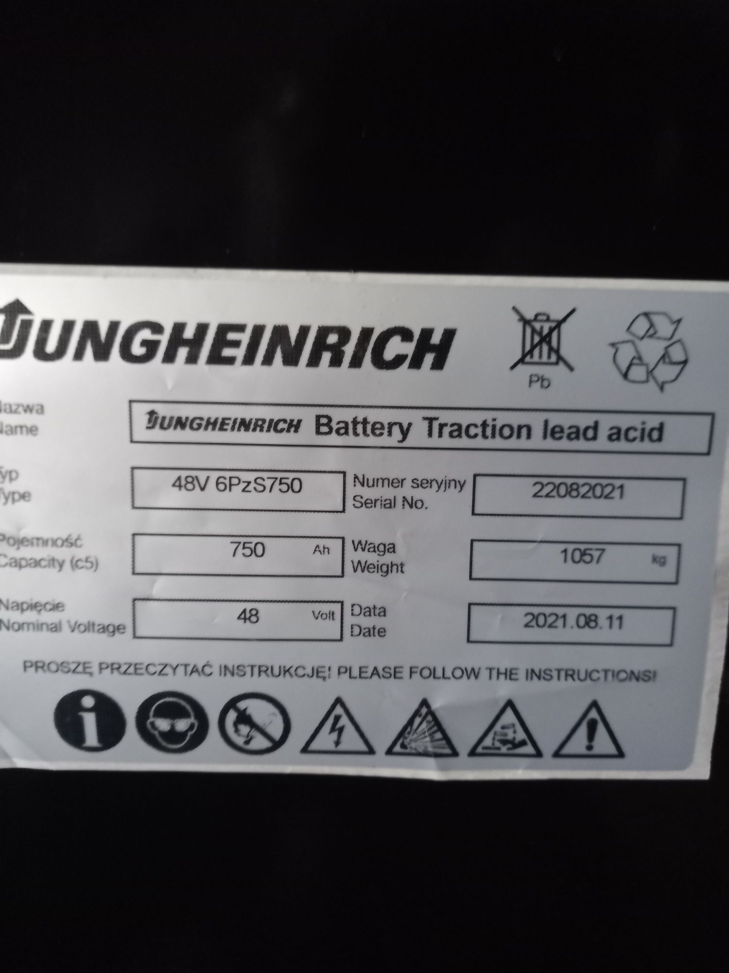 Wózek widłowy elektryczny Jungheinrich trplex