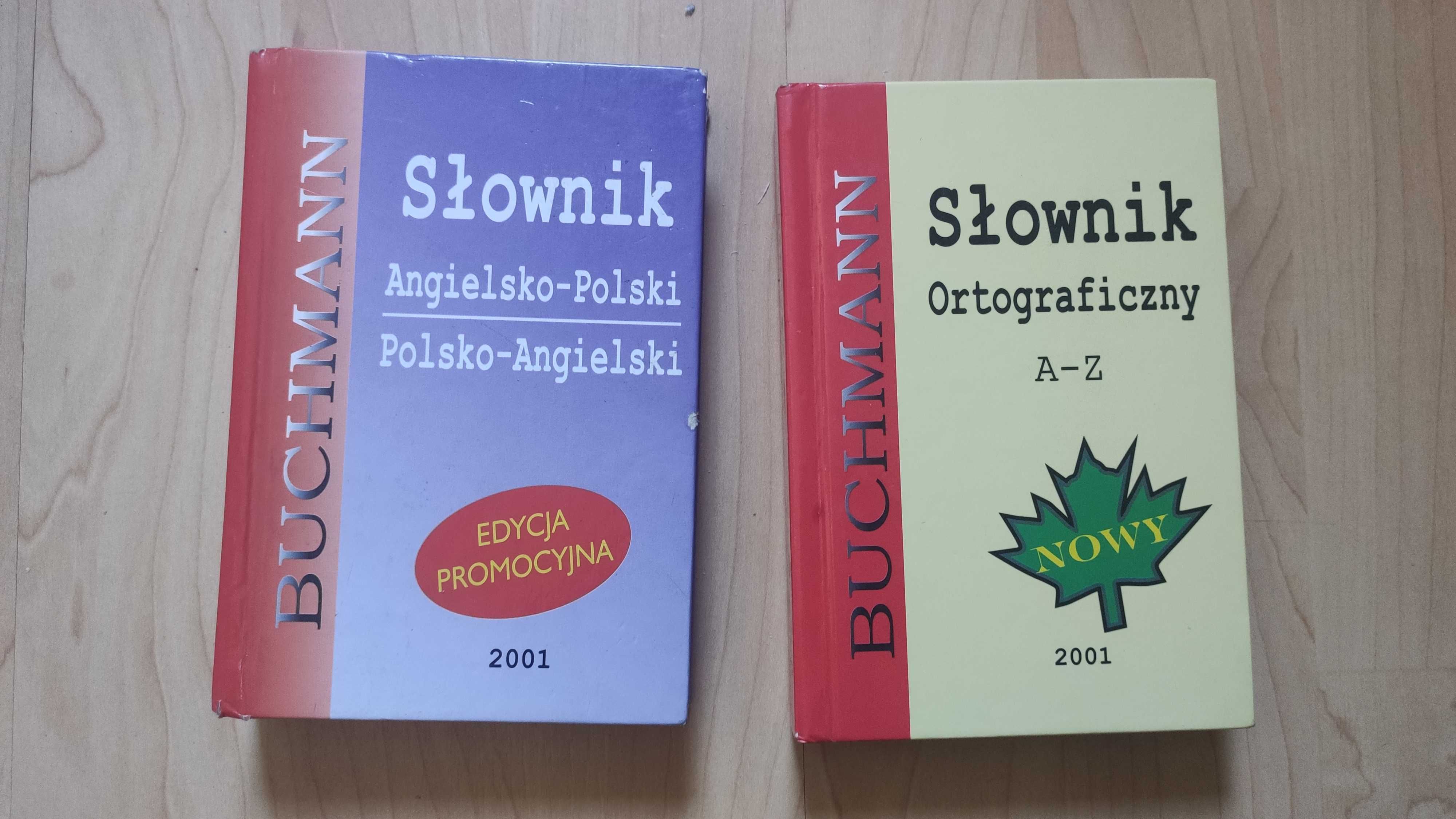 Słownik polsko angielski - buchman, słownik ortograficzny - buchman