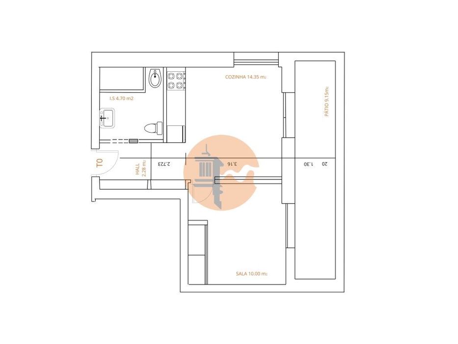 T0+1 em construção a 50 metros da praia de Monte Gordo