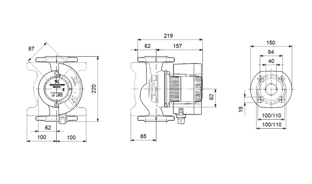Pompa Grundfos Magna 40-100 F 220 używana z gwarancją