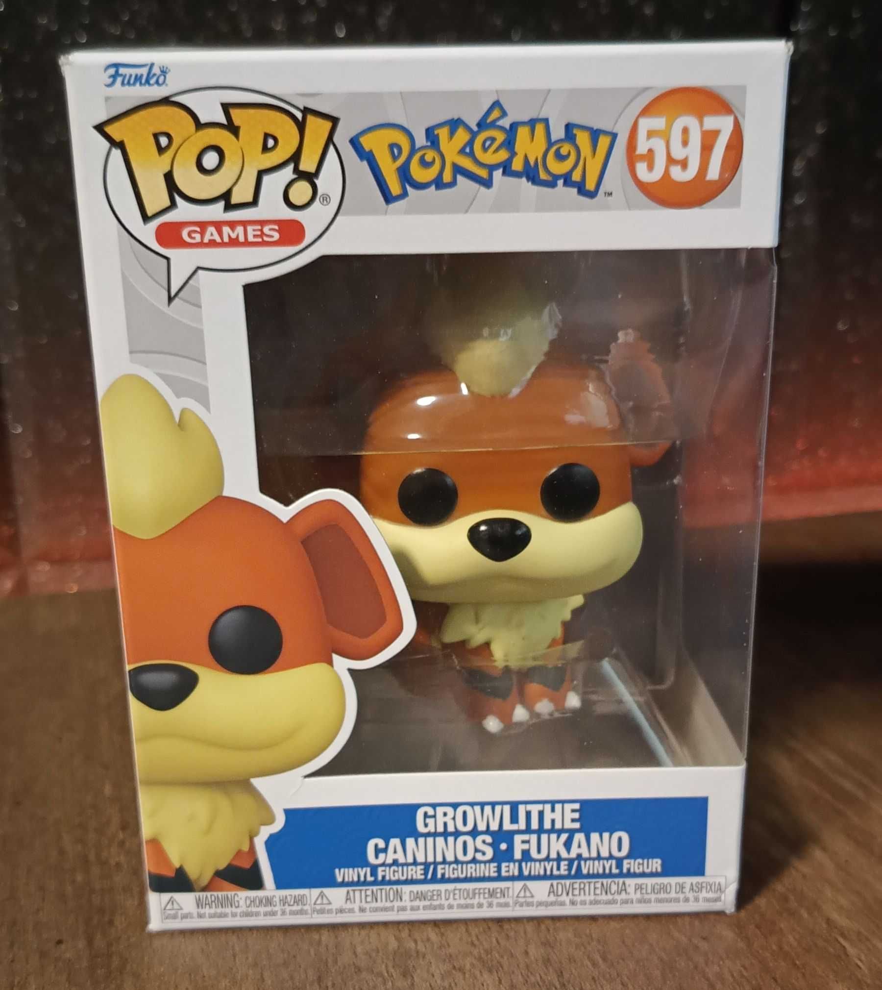 Kolekcjonerska figurka 597 - Growlithe - Pokemon Funko Pop!