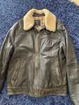 Vendo casaco de cabedal Pepe Jeans tamanho L