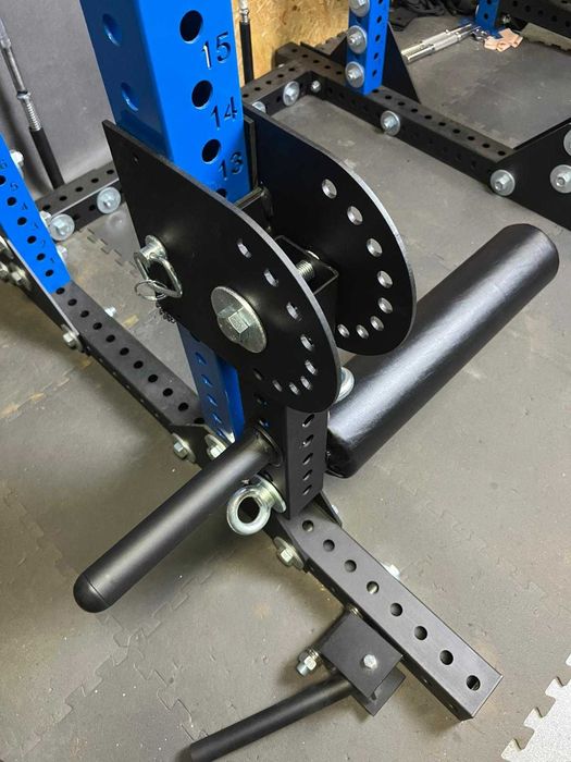 Leg curl rack + wałek nordic curl 2 w 1 / akcesoria do klatki