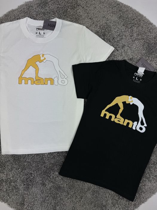 Футболка Manto Classic чорна біла усі розміри манто