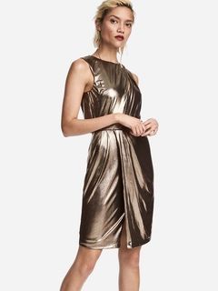 Сукня вечірня H&M золота металік