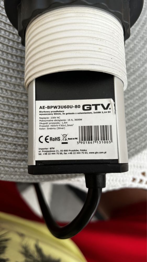 GTV biurkowy z USBx2