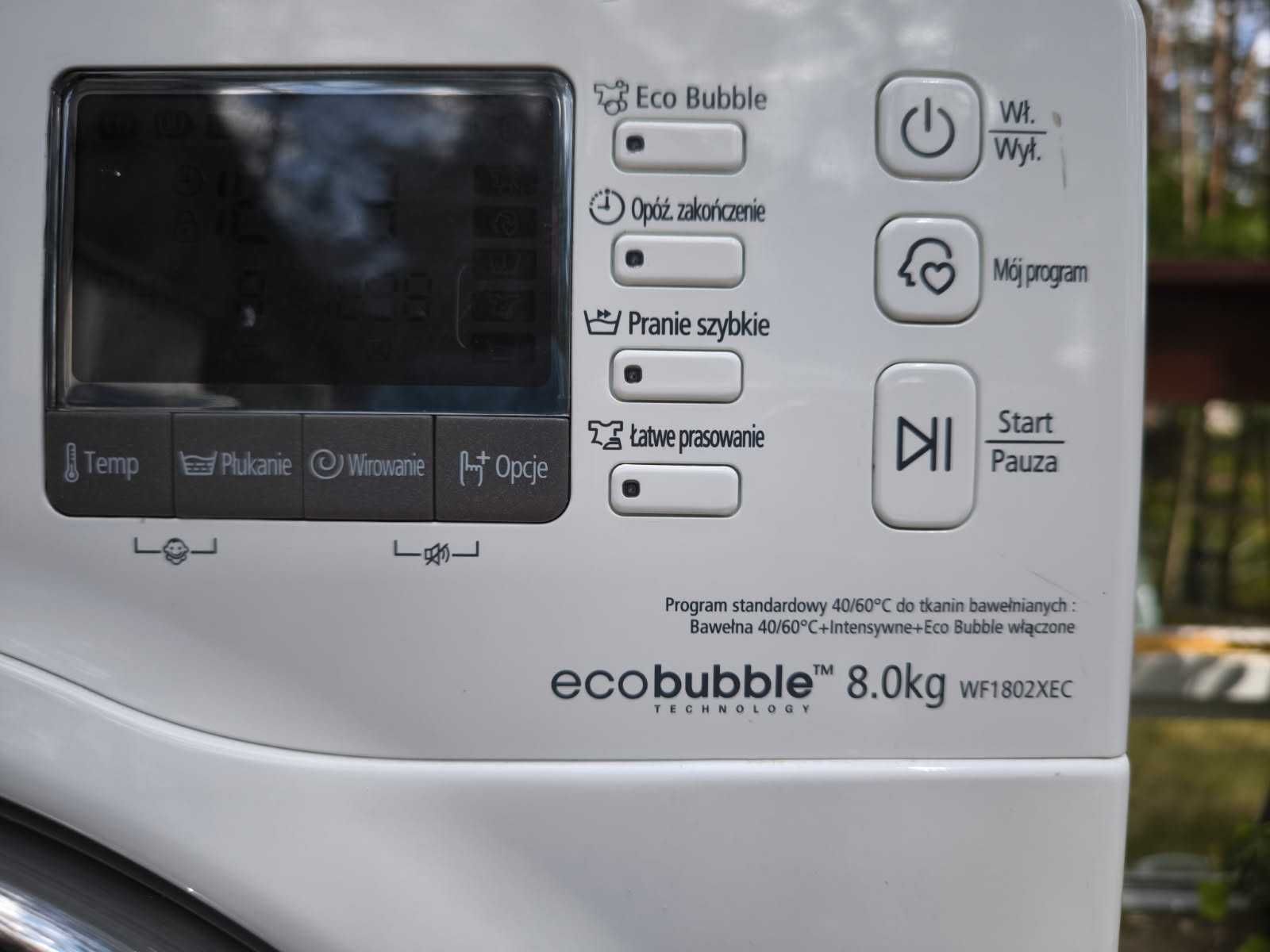 Pralka Samsung WF1802XEC  Eco Bubble, Inverter, 8 kg, 1200 obr/min