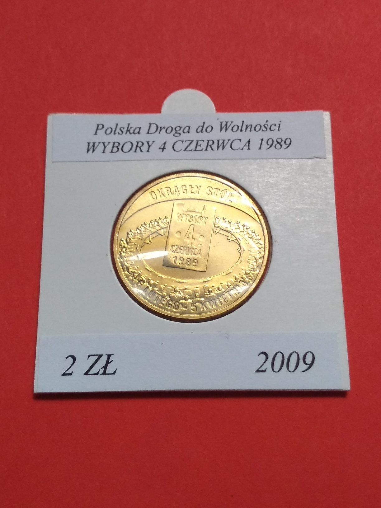 Moneta 2 zł NG 2009 wybory 4 czerwca