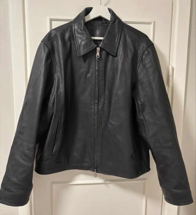 Kurtka skórzana Jack & Jones roz L czarna