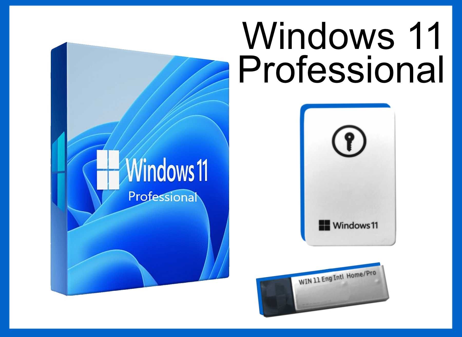Windows 11 Professional Pro USB BOX - WERSJA PUDEŁKOWA NOWA!