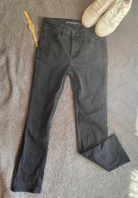 Czarne Jeansy Straight leg 99% bawełna M&S M