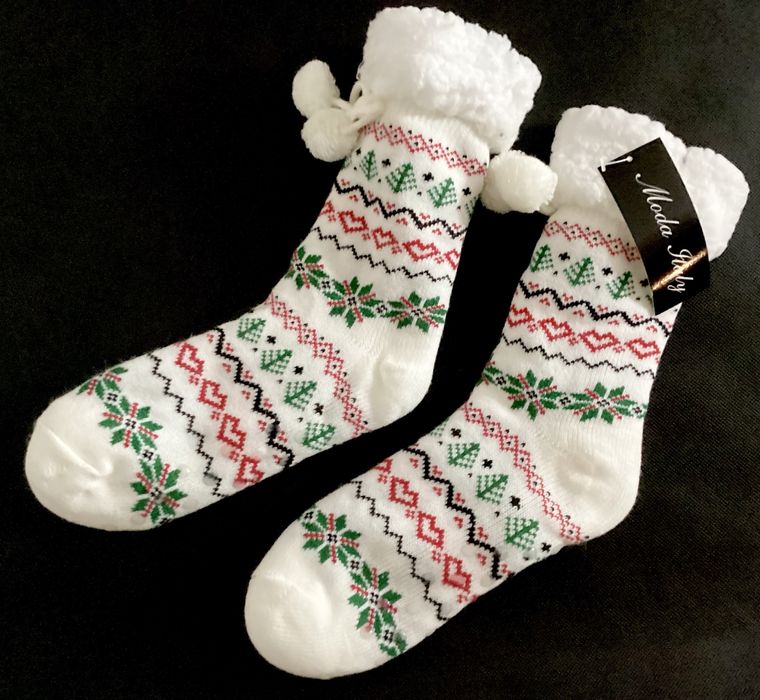 Wloskie swiateczne nowe skarpetki 36/38