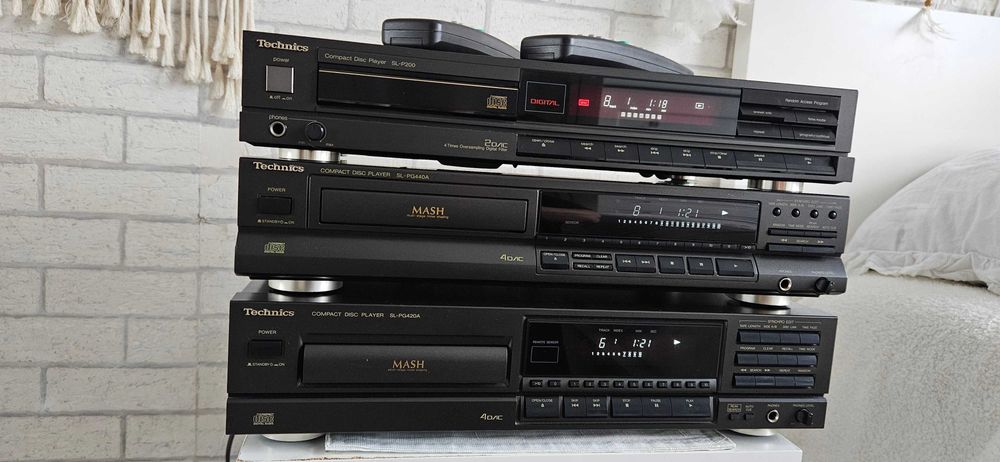 Odtwarzacze Cd Technics+piloty