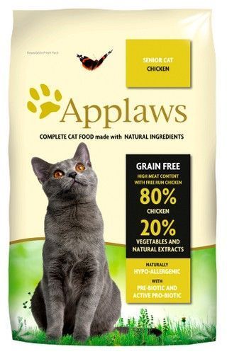Hipoalergiczna karma dla starszych kotów - Applaws z kurczakiem 7,5kg