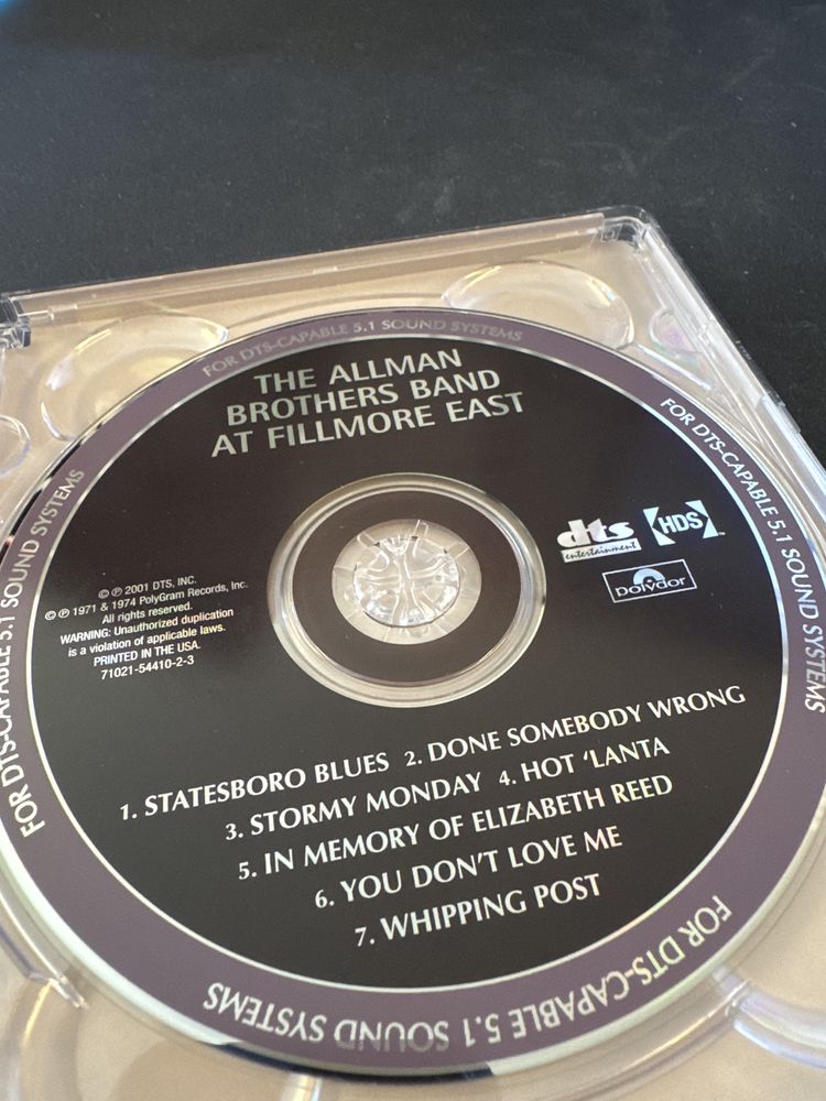 Allman Brothers Band - Live At Fillmore East - 5.1 DTS