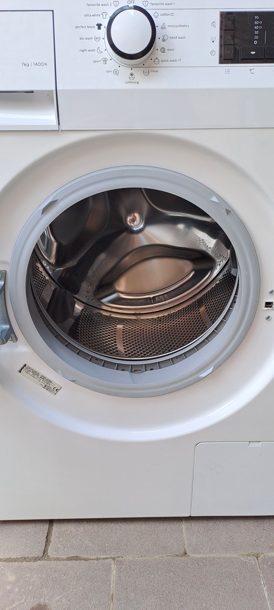 Пральна машинка Gorenje W7543L розміри 60 на 60