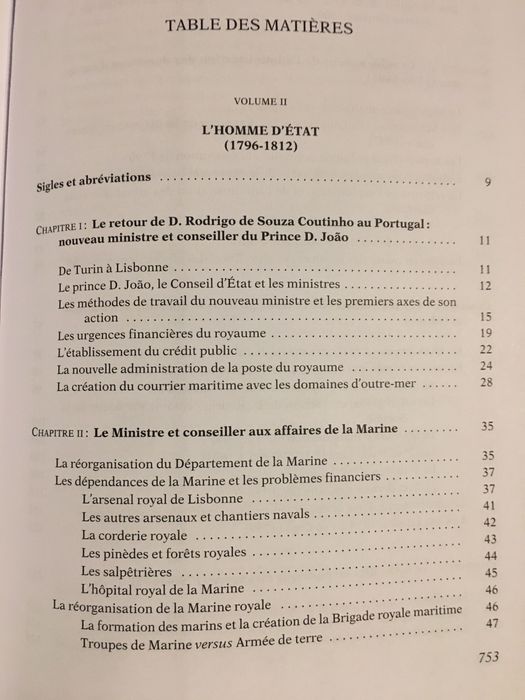 Rodrigo de Souza Coutinho: Textos / Portrait d´un Homme d´État
