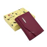Гаманець жіночий шкіряний Kochi 039 Purple red Кошелек женский кожаный