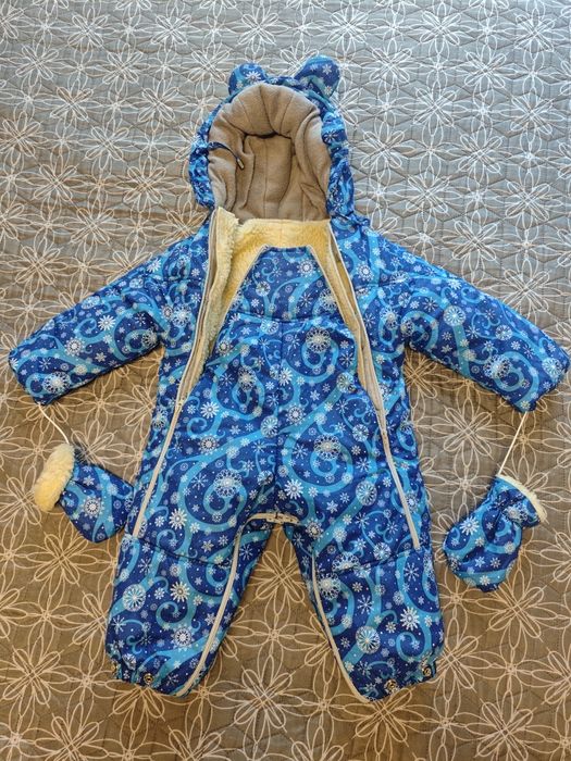 Kombinezon zimowy dziecięcy – transformer z odpinanym futerkiem