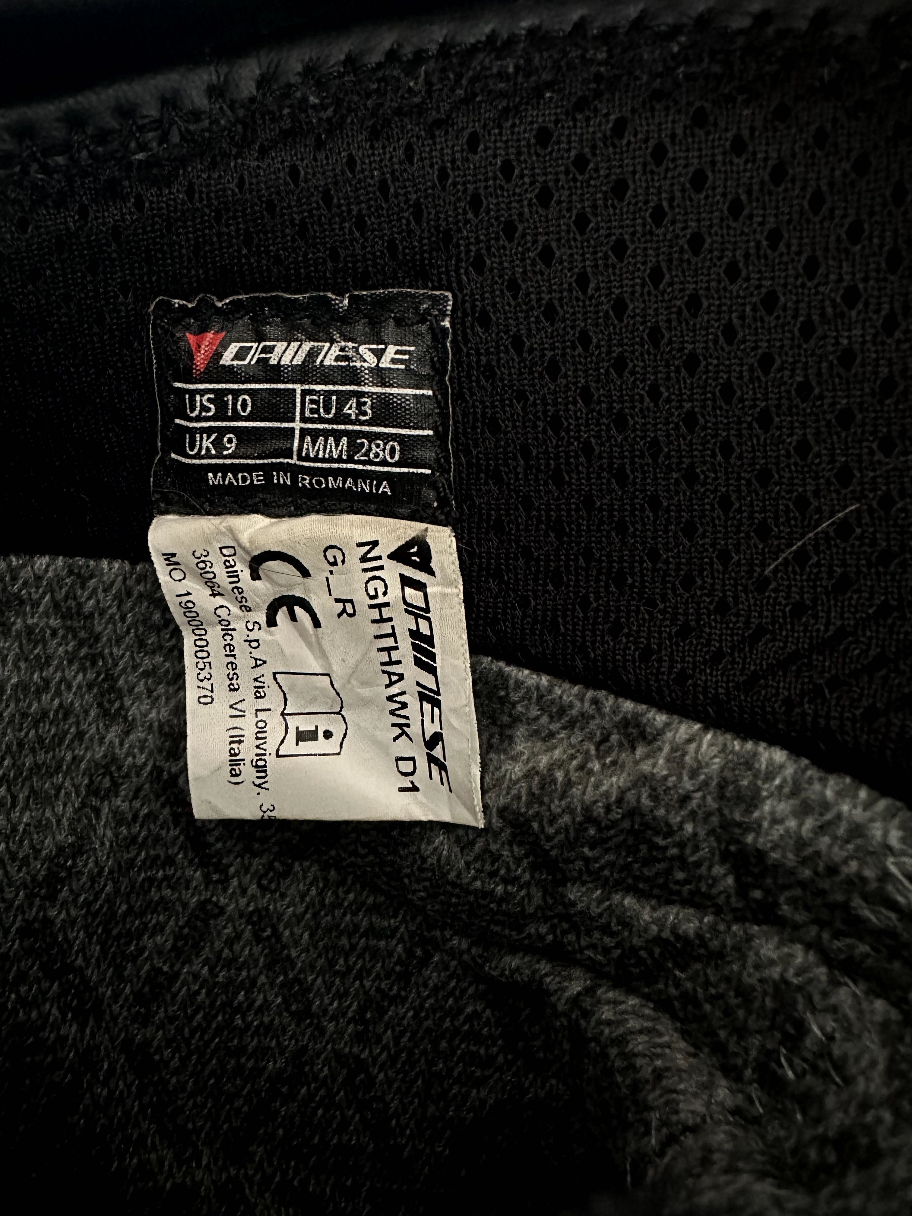 Buty motocyklowe turystyczne Dainese Nighthawk D1 Gore-Tex 42/43