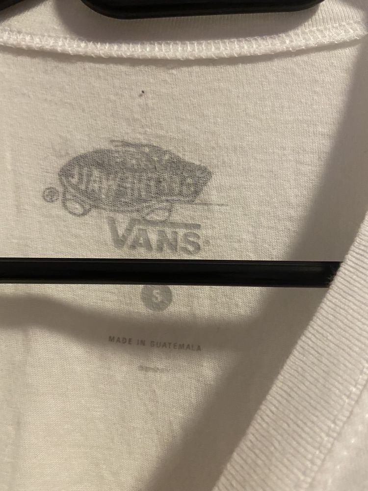 bialy t-shirt vans