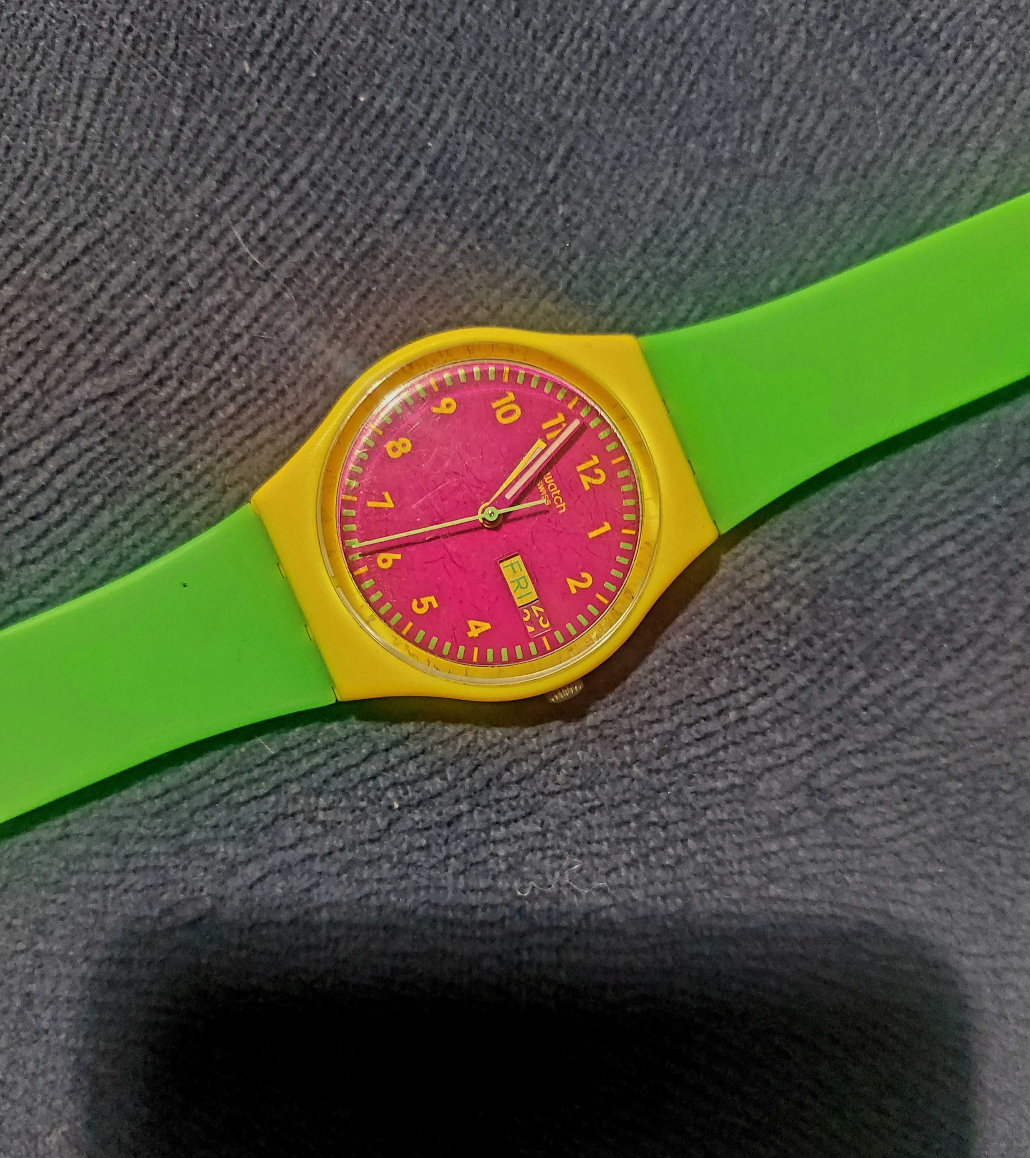 Zegarek marki Swatch Green Jelly GJ701