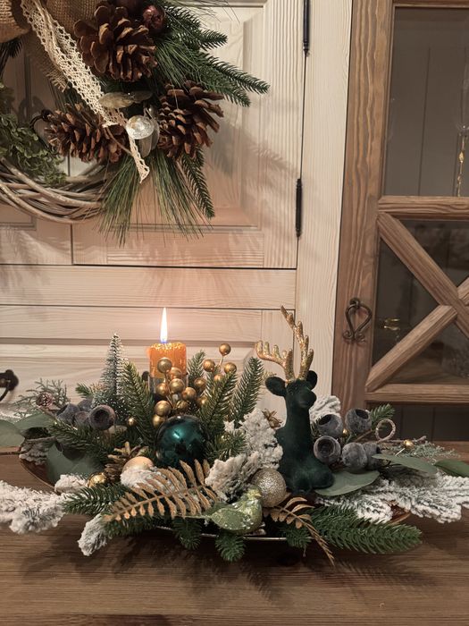 Stroik świąteczny bożonarodzeniowy