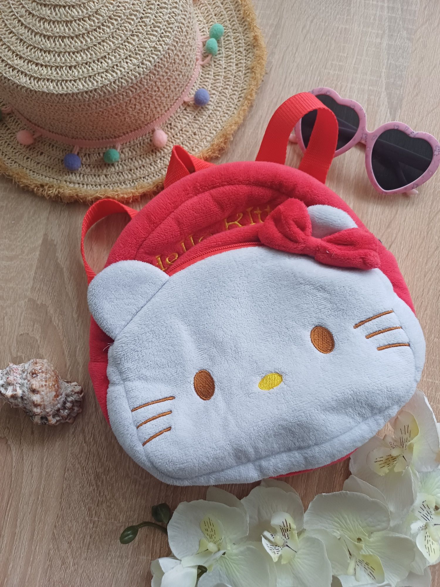 Plecak Hellow Kitty, plecaczek z kotkiem, do przedszkola, do żłobka,