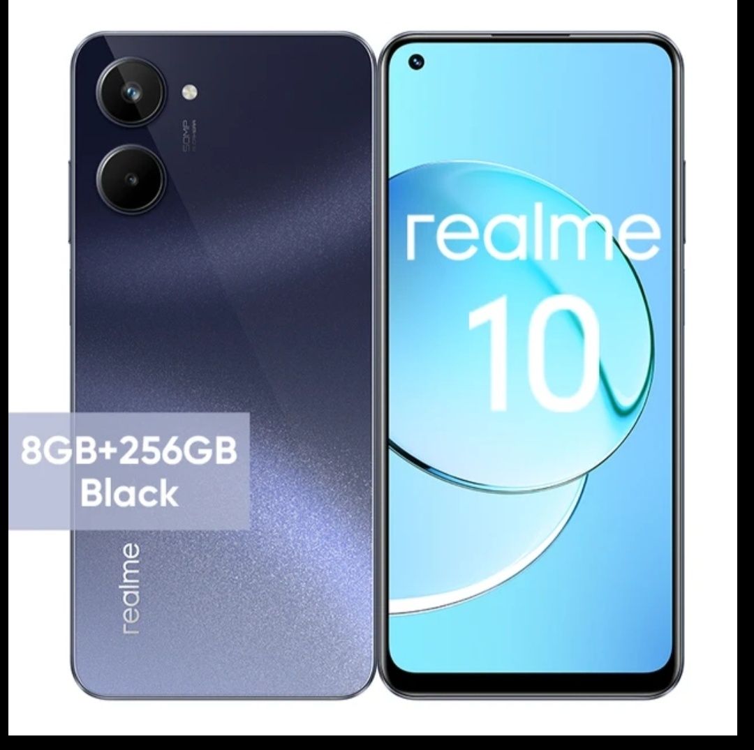 Realme 10  8/256 black/white