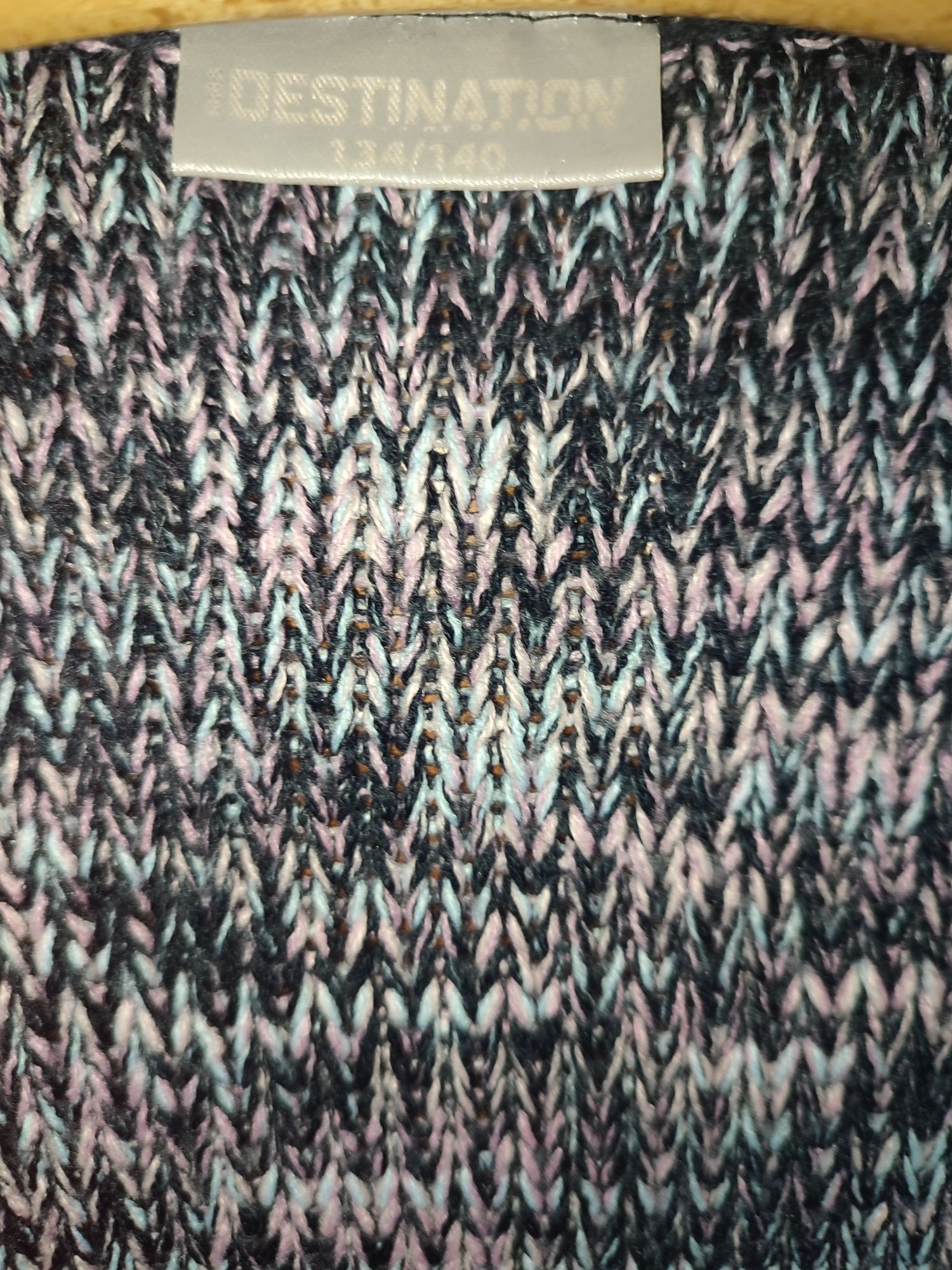 Sweter kardigan 134-140, mięciutki akryl. Odbiór osobisty