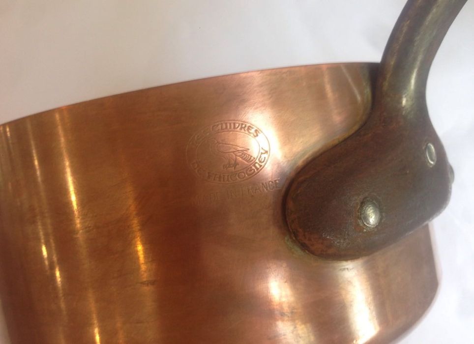 ковш кастрюля сковорода мідь вінтаж Франція медь