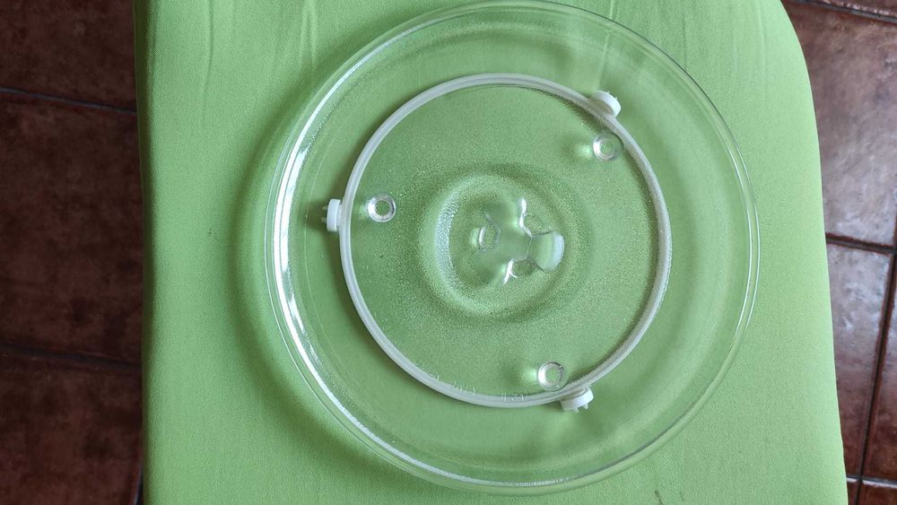 Prato de vidro micro-ondas