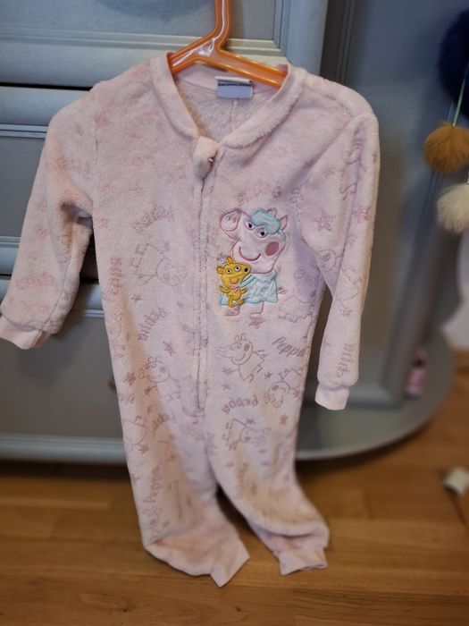 Флісовий ромпер, тепла піджама, теплий чоловічок, пепа