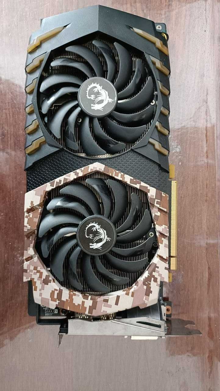 Відеокарта MSI GeForce GTX 1060 Camo Squad 6G